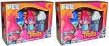 Pez Trolls Dispenser and Candy Gift Set Box (Pack of 2 Gift Boxes)
