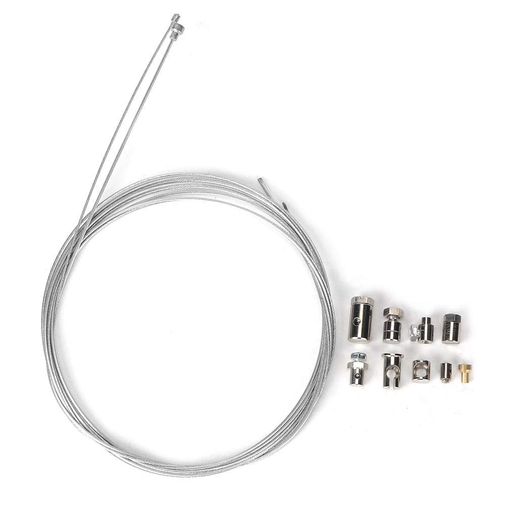 KIMISS Universal Cable Repair Kit for Motorcycle Inner Clutch Throttle Brake Repair Kit Universal Inner Clutch Throttle Nipples Brake Cable Repair Kit Motorcycle Accessory