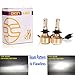 LED Headlight Bulbs H7, 16000 Lumen 6000K White Super Bright High Beam / Low Beam / Fog Lights / Daytime Running Light Replacement Bulbs Kit (Package of 2)