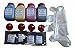 TM-toner © 4 color toner refill kit + chips for Ricoh Aficio SP C250SF, SP C250DN SPC250SF SPC250DN Printer