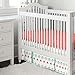 Carousel Designs Coral and Teal Arrow 3-Piece Crib Bedding Set
