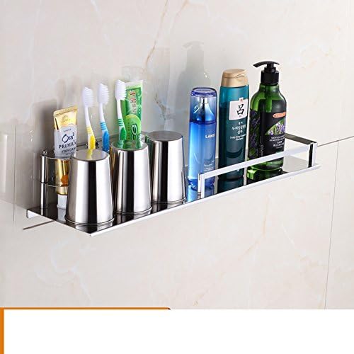 Hair Dryer Holder,Hair Dryer Shelf,Hair Blow Dryer Holder, Multifunctional Toothbrush Tumbler Holder Stainless Steel Bathroom Storage Racks Wall Mounted Rack Blower Shelf-E