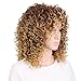 Mildiso Short Wigs for Black Women Afro Curly Wig Kinky Wigs African American Hair Wig Heat Resistant with Wig Cap M022