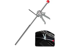 RAMATA Brake Pedal Depressor Tool, Accelerator and Clutch Pedal Depressor for Vehicles Truck Brake, Accelerator Throttle Gas Clutch Pedal for Vehicles Testing and Maintenance, Expandable to a Max 33''