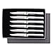RADA Cutlery 6-Piece Serrated Steak Knife Gift Set, Silver Handles