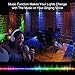 Hypergiant 2 Pack 60W Bluetooth Led RGBW Flood Lights, Outdoor Color Changing Floodlight with Remote APP Control, IP66 Waterproof Multi Colors Multi Modes Dimmable Wall Washer Light, Stage Lighting