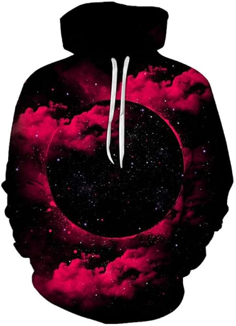 Space Hoodie Men'S And Women'S Sweater Hooded 3D Clothing Hooded Hoodie Paisley Nebula Jacket-4 