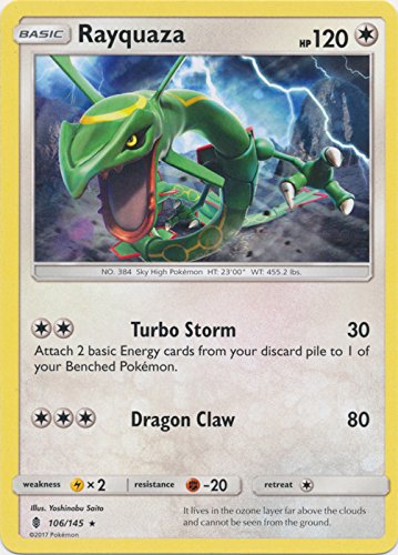Rayquaza - 106/145 - Rare - Sun & Moon: Guardians Rising