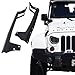 Xprite 50 Inch Upper Windshield Steel Metal Mounting Brackets for LED Light Bars 2007 - 2018 Jeep Wrangler JK Sport Sahara Rubicon - 1 Pair (Left & Right)