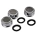 Sumnacon 3 Packs Low Flow Faucet Aerator - 24 mm Male Thread Faucet Bubbler Sink Aerator / Laminar Bubble Water Saving Faucet Aerator with Gasket for Kitchen and Bathroom, Chrome (3 Packs)