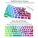 Keyboard Cover Compatible with Acer 11.6 C740 C720 C720P Chromebook /Acer Chromebook 11.6 CB3-111 /Acer 13.3 Chromebook?C810 CB5-311 (Rainbow)