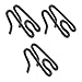 Herm Sprenger Black Stainless Steel 2.25mm Pinch / Prong Collar Fits up to 15” Neck + 3 Extra Black 2.25mm Links. Will Fit up 18” Neck size