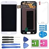 {Sam Fix} Samsung Galaxy S6 Screen Replacement, LCD Display and Touch Digitizer Assembly for Samsung Galaxy S6 G920 G920A G920P G920T G920V G920R4 G920F, with Repair Tools and Screen Protector, White
