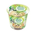 Nongshim Soon Noodle Soup, Veggie, 2.6 Ounce (Pack of 6)
