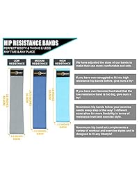 Bandas de resistencia a la cadera con círculos, banda de tejido Slingshot Booty Ejercicio, paquete de 3 unidades con 2 mini trabillas antideslizantes de látex para entrenamiento   grueso pegamento de fitness, muslo y pierna, bandas elásticas con bolsa