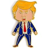 Happy Trump Pin,Happy Trump Lapel Pin, Premium Enamel Pins for Backpack Hat Bags Jacket Coat Badge