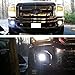 iJDMTOY LED Pod Light Fog Lamps Compatible With 2011-16 Ford F250 F350 F450 Super Duty, Incl (2) 20W High Power LED Cubes, Foglight Bezel Covers, Fog Location Mount Brackets & Switch Wiring