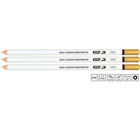 Koh-I-Noor Artist Eraser Pencil - Pack of 3