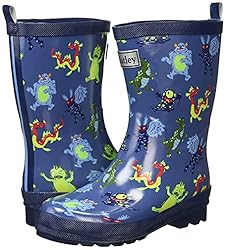 Hatley Boy's Rain Boot, Creepy Cryptids, 7 Toddler