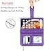 FLYEE Compatible with iPhone 11 (6.1 inch,2019 Release),Detachable 2 in 1 case Fit Car Phone Mount Magnet Closure Premium Leather Zipper Purse 8 Card Slots Flip Cover with Wrist Strap-Purple