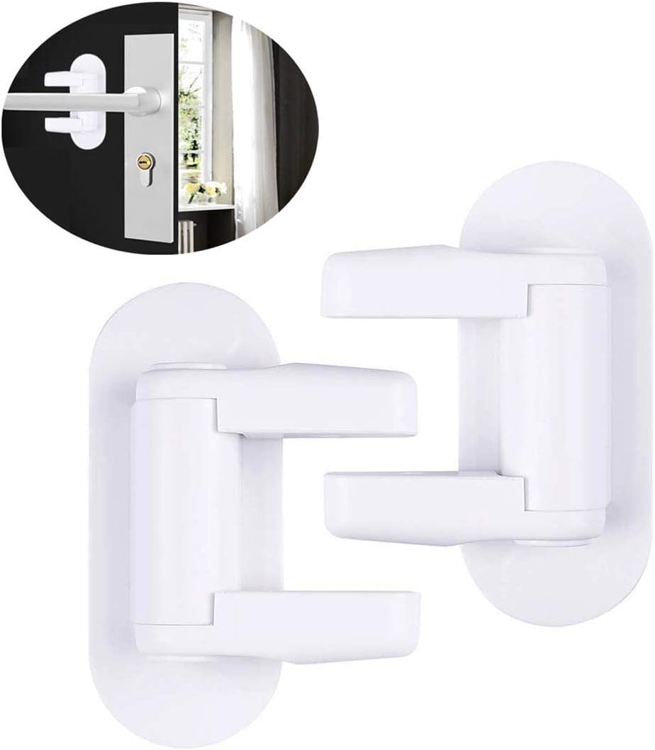 Door Lever Lock Child Kid Proof Doors Handles Knob Safety Lock 3M