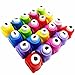 Samto Mini Paper Craft Punch Card Scrapbooking Engraving Kid Cut DIY Handmade Hole Puncher for Festival Papers and Greeting Card Set of 20 with Random Colors and Random Cutting Shape