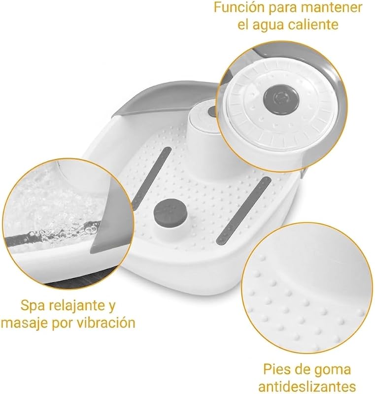 FS 881 spa de pies, baño de pies eléctrico, bañera de pies