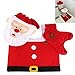 Santa Toilet Seat Cover and Rug Set Christmas Bathroom Sets for Christmas Decorations by NICEXMAS