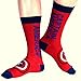 Men's Batman Superman Captain America Deadpool Punisher Design Cotton Socks Pack of 5