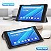 MoKo Case for Lenovo Tab E7, Ultra Compact Protection Slim Lightweight Smart Shell Stand Cover for Lenovo Tab E7 7 Inch 2018 Release Tablet - Black
