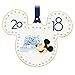 Disney Disneyland Mickey Mouse Icon 2018 Ceramic Disc Christmas Ornament