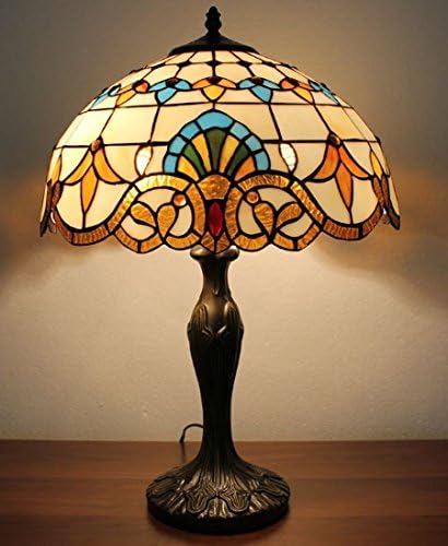 Tiffany 16 inch Table Lamps Tiffany Style Handcrafted Lights (S00316+311-16UK)