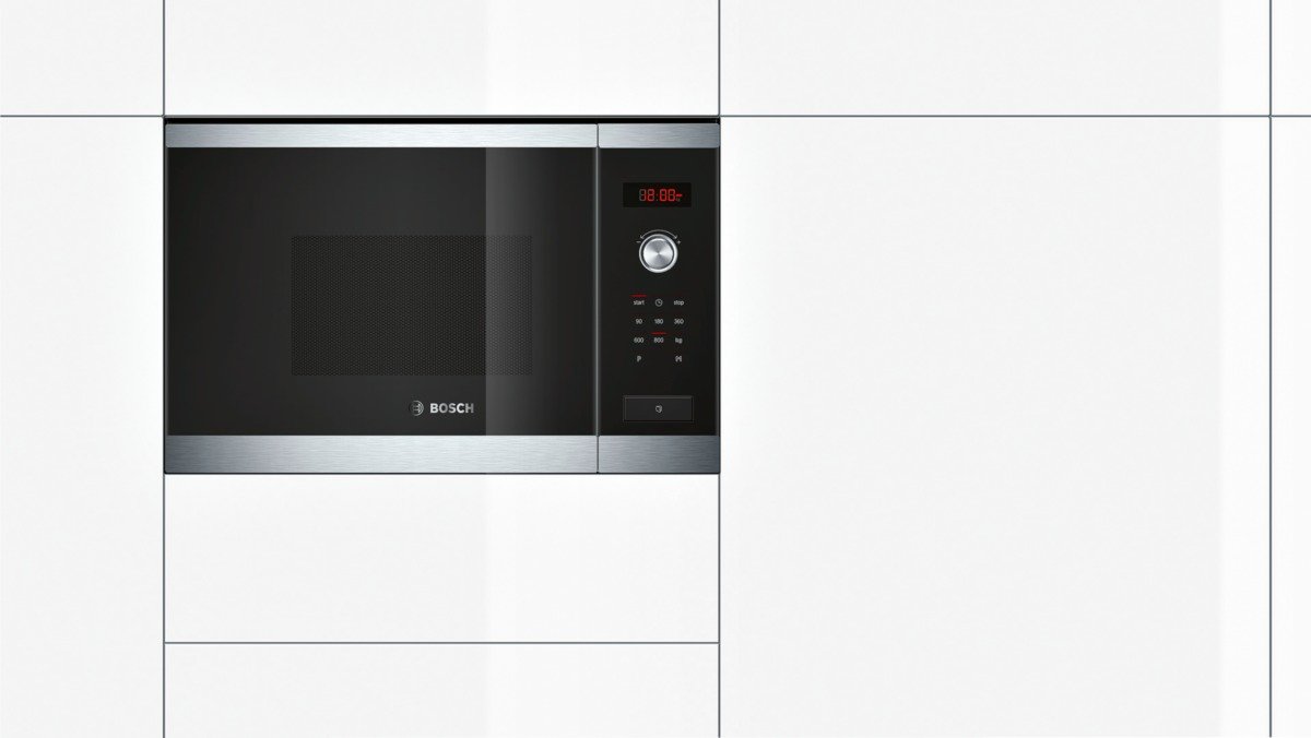 Bosch HMT75M654 - Microondas, 1270W, 220-230 V, acero inoxidable ...