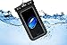 odbo Universal Waterproof Case Dry Bag Pouch for Smartphones, iphone 6, 6s, 6 Plus, 7, Samsung, HTC, Nokia, Motorola, Sony for Phones up to 6.0” Screen (Black)