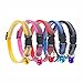 5 Pack Reflective Cat Collar with Bell Cat Collars for Dog Puppy Kitten Nylon Collars