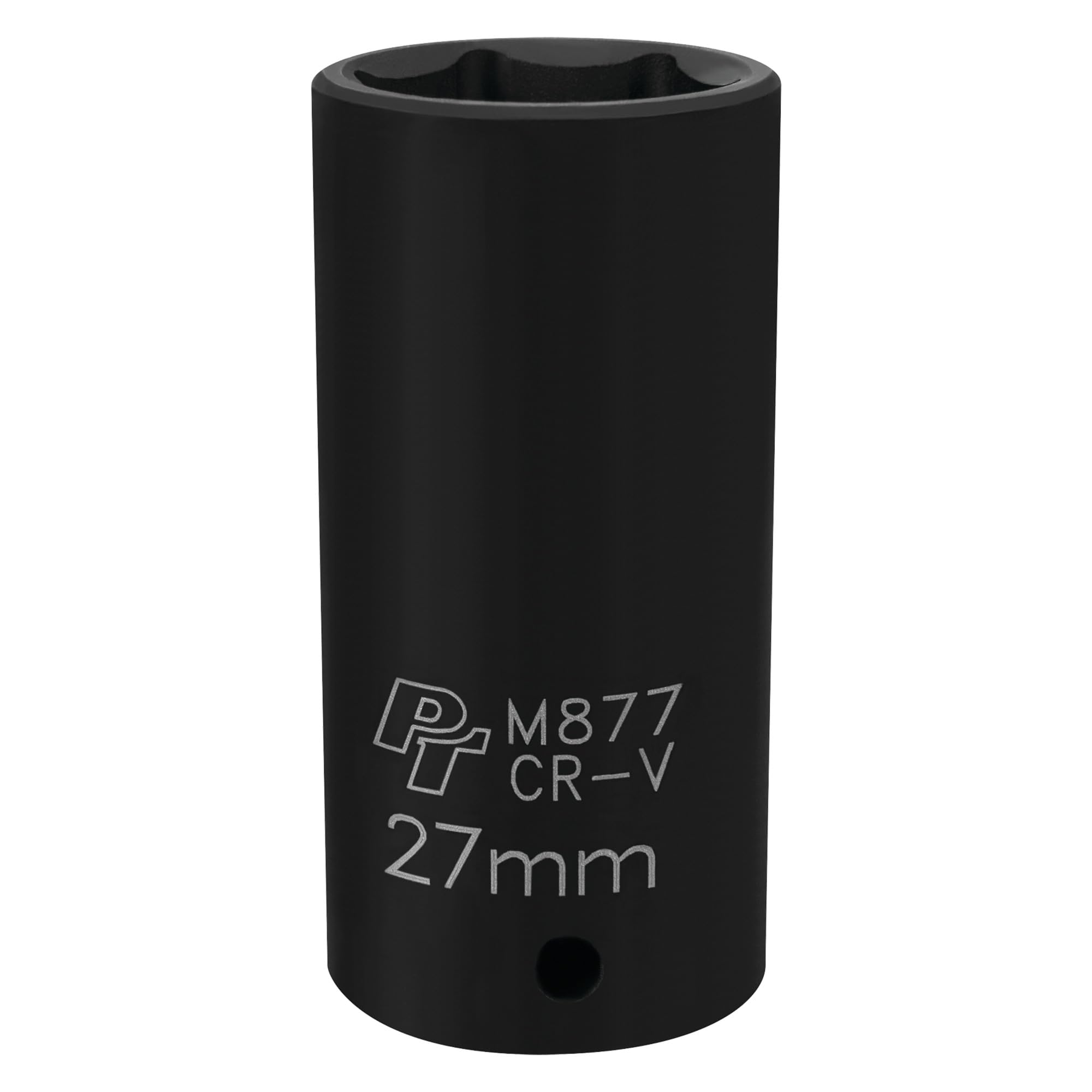 PERFORMANCE TOOL M877 1/2-Inch Drive 6pt Impact Socket, 27mm