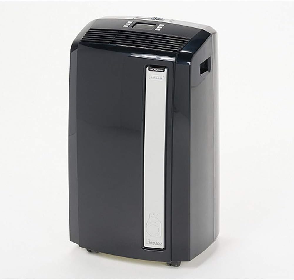 DeLonghi PACAN285GM 3-in-1 Portable Air Conditioner, 14,000 BTU, 700 Square Feet, Black (Certified Refurbished)