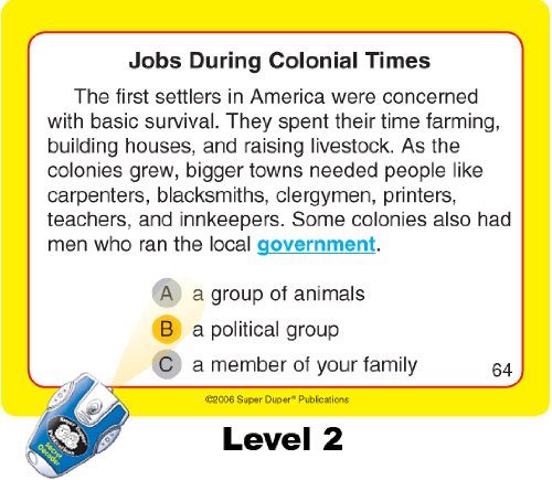 Super Duper Publications Context Clues in Stories Super Fun Deck Early Reading Flash Cards Educational Learning Toy for Kids - Thumbnail 6