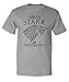 T-Shirt Paradise Game of Thrones House Stark of Winterfell Graphic Design T-Shirt - Medium (Heather Gray)