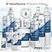 PURELINE NSF & WQA Certified UKF8001 Refrigerator Water Filter, Replacement for Maytag UKF8001P, Whirlpool EDR4RXD1, EveryDrop Filter 4, PUR 4396395 Puriclean II, UKF8001AXX-200, 469006 (Pack of 2)