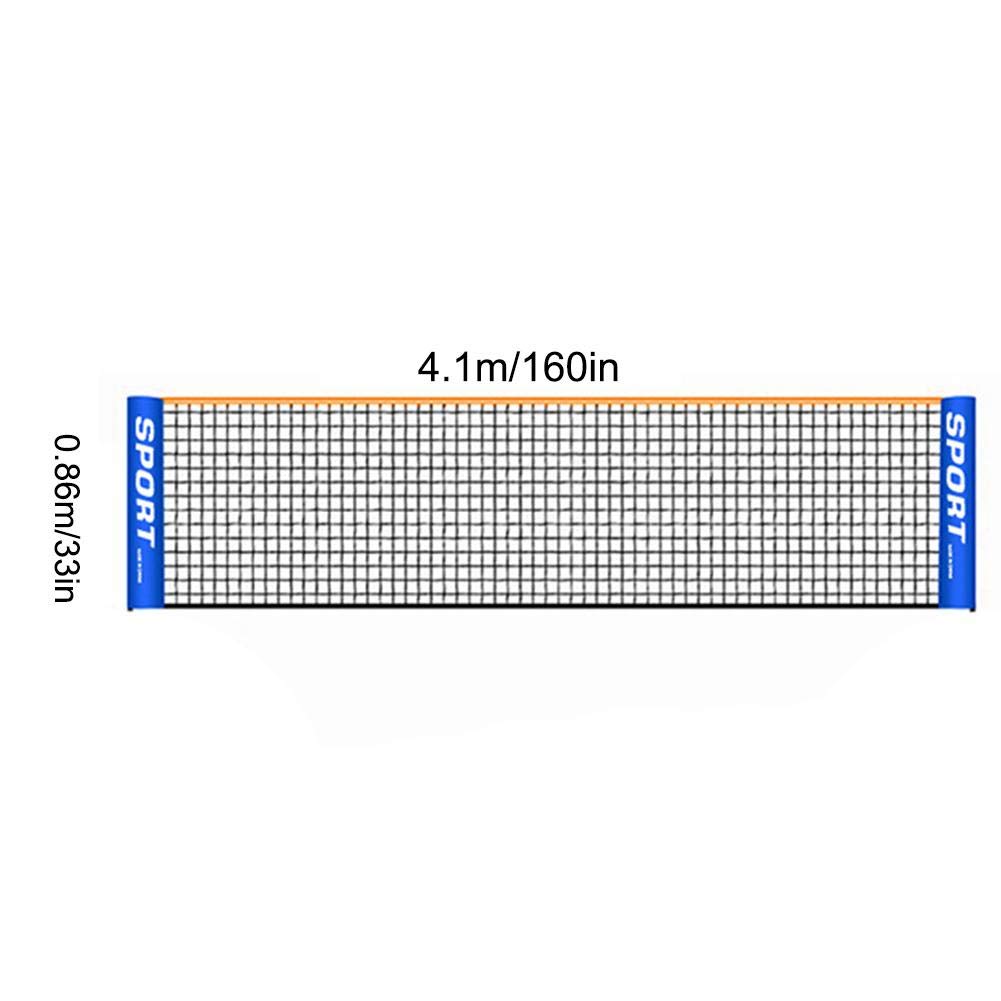 KYLMET 3-6m portable foldable tennis net Simple children/adult short tennis net Indoor and outdoor mobile tennis net(Without Pole) (4.1) — image 1