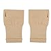 Spotbrace Medical Wrist Hand Support, 1 Pair Elastic Thin Palm Brace, Pain Relief Compression Sleeves for Wrist Swelling, Soreness, Loosing and Sprained Men Women(Nude)-Fit Both Hands-L