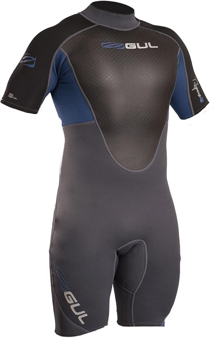 Gul Response 3/2MM Back Zip Shorty Wetsuit Wetsuit Blue Graphite Easy