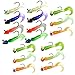 THKFISH Fishing Jigs Fishing Soft Lures Fishing Jigs Head Fishing Baits Fishing Jigs Kit 7g/0.25oz 8g/0.28oz 17pcs