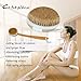 Cristalbox 3 in 1 Best Body Bath Brush, Improves Skin`s Health and Beauty, Great for Cellulite, Exfoliating, and Dry Skin removal, 1 Horse Hair(Hard), 1 Boar Bristles(medium),1 Nanofiber Hair(Soft)