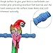 kathson Bird Perch Parrot Stand Cage Accessories Natural Wooden Stick Paw Grinding Rough-surfaced Chew Toy for Cockatiels,Cockatoo,Lorikeet,Conure,Parakeet 3 Pack (Random Color)thumb 3