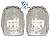 2 Pack - HeelStar by KidSole Shock Absorbing Lightweight Gel Heel Cups for Kid's with Sensitive Heels, Heel Spurs, Plantar Fasciitis, or Ankle Pain (2 Pair, 4 HeelCups)