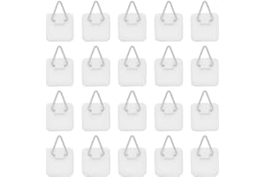 Artliving 1.25 Inch Invisible Adhesive Plate Hanger Set Vertical Plate Holders for The Wall (100 Pack)