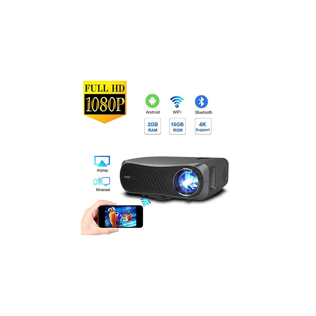 CWEUG 1080P Projector with WiFi Bluetooth Review