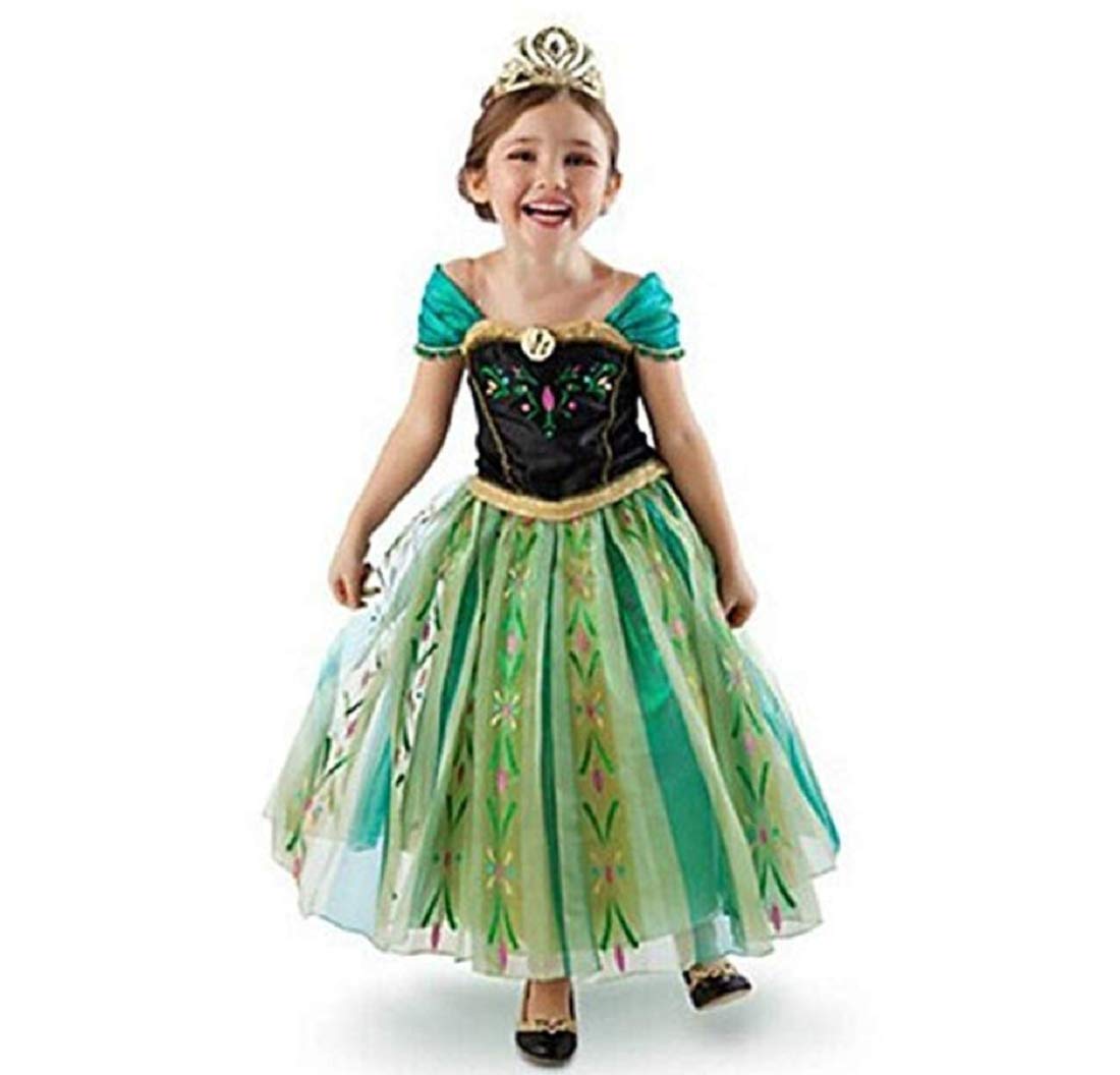 DaHeng Girls Princess Green Anna Fancy 